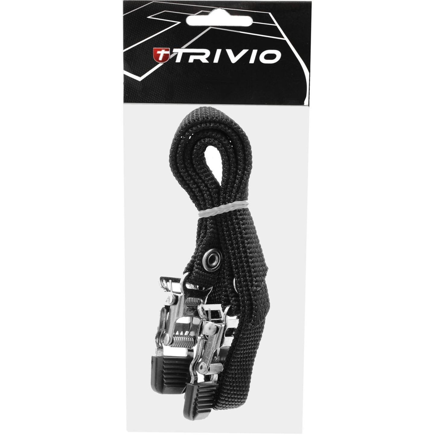 Trivio - Cinturini fermapiedi MTB in nylon