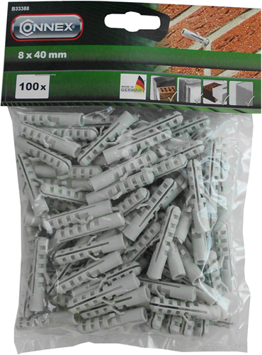 Tappi Connex in poliammide 8mm sacchetto 100pz - b33388