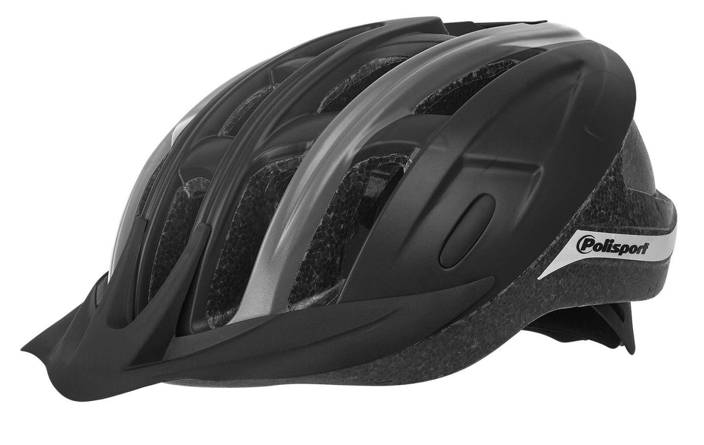 Polisport Ride in Bicycle Helmet L 58-62cm Negro Gray