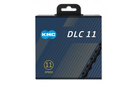 KMC bicycle chain DLC 11 118 Schakels - Zwart, Diamond Durability, 243G