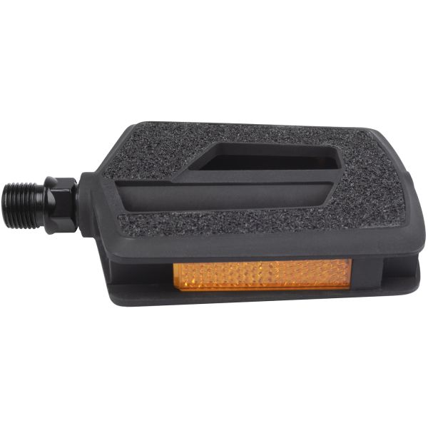 M-Wave M-Wave Steady Flat Non-Slip Pedal, Sandblock (Hanging Package)