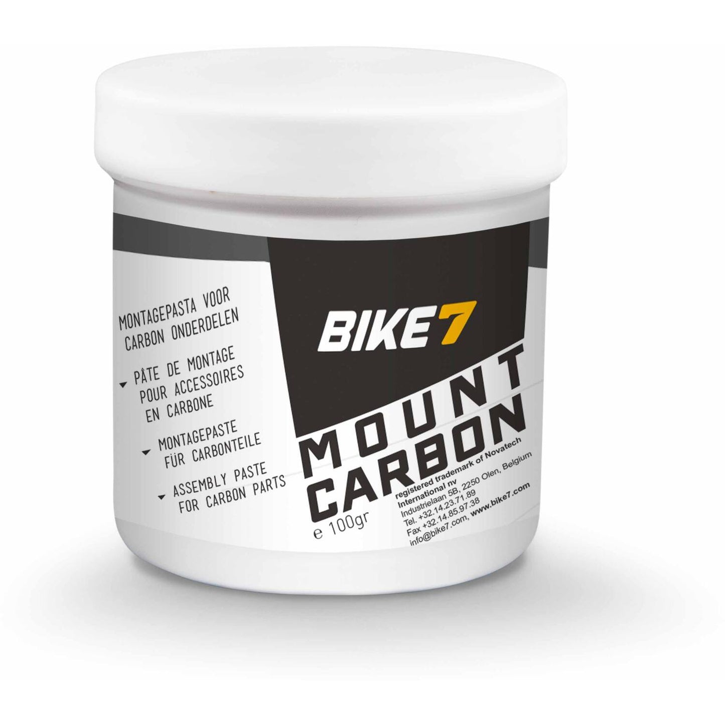 Bike7 - pasta de montaje carbono mount 100gr