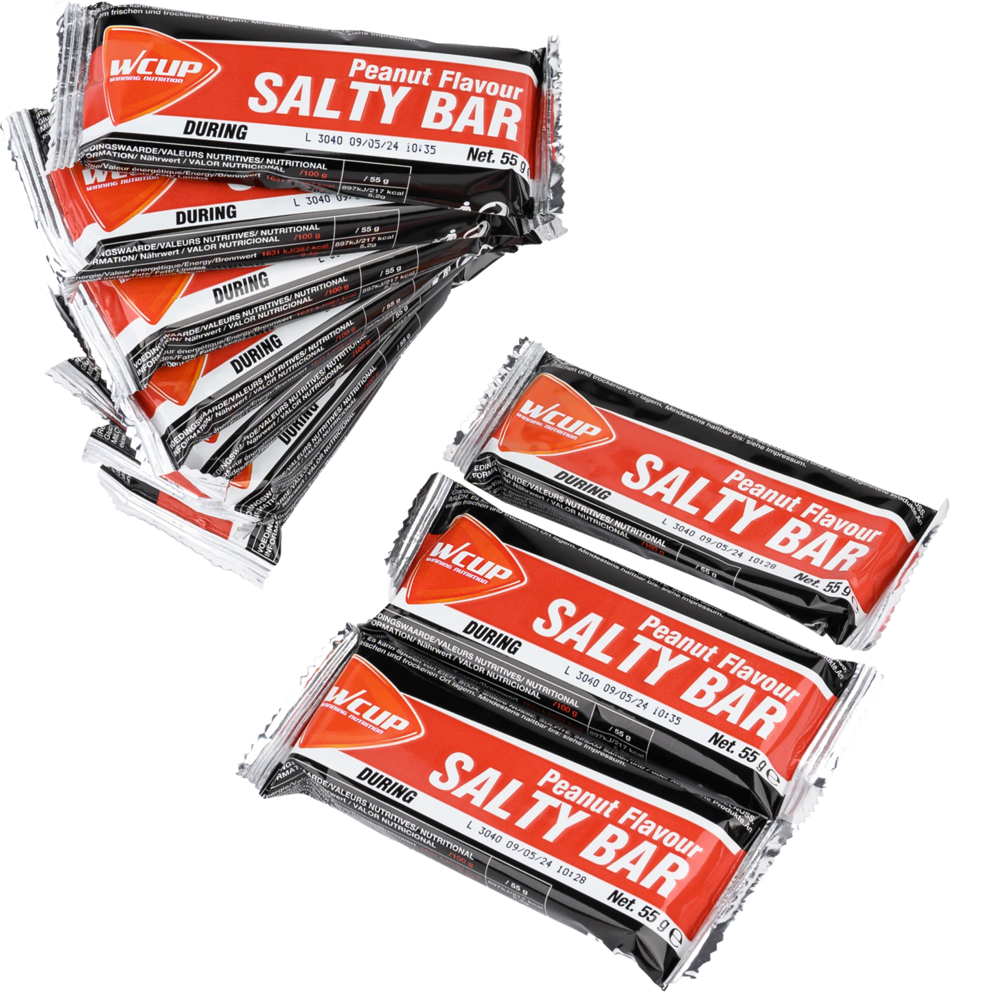 WCUP - Energy Bar Salat Peanut 55 grammi 20 pezzi