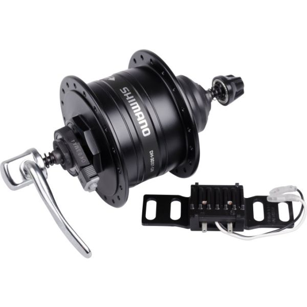 Shimano Dynamonaaf HD-3D37 3 watt 32 foro blocco centrale Quick Panner Black