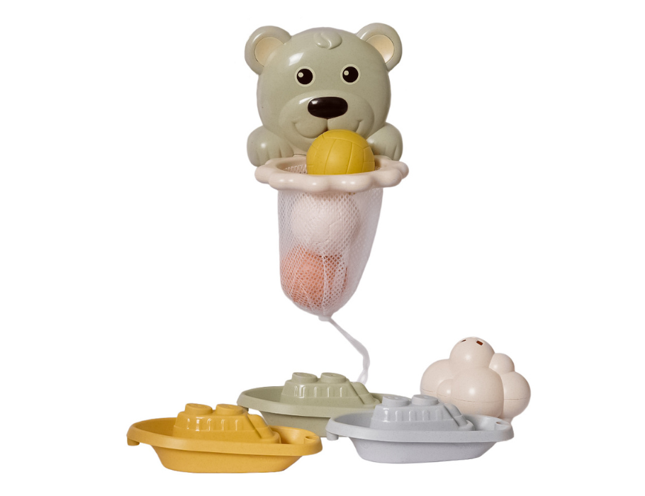 Set giochi da bagno in bioplastica Bio Toys (8 pezzi)