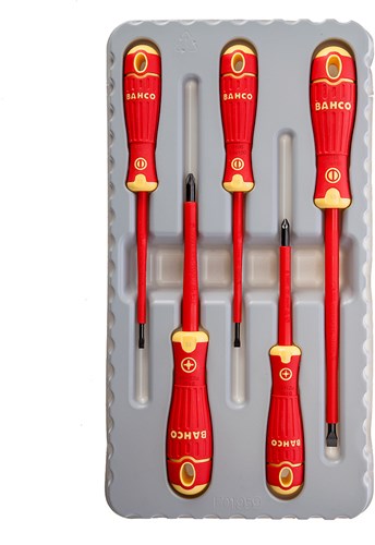 Bahco 5 pz. cacciavite isolato slot-pz | b220.015