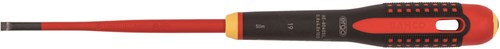 Cacciavite Bahco ergo™ | isolato | vde | manico tricomponente | foglia stretta | fessura | 0,6 mm x 3,5 mm x 100 mm – be-8230sl