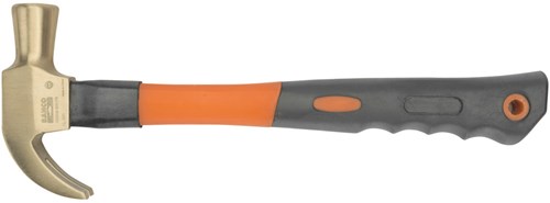 Martillo de orejas Bahco | mango de fibra de vidrio | sin chispas | bronce aluminio | 500g - ns508-500-fb