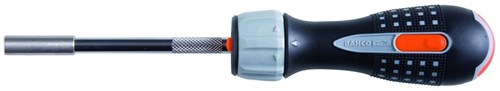 Cacciavite a cricchetto Bahco 1 4 con portainserti e illuminazione a LED 135 mm - 808050l
