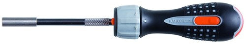 Bahco ratchet screwdriver 1 4 with bit holder and LED lighting 135 mm - 808050l