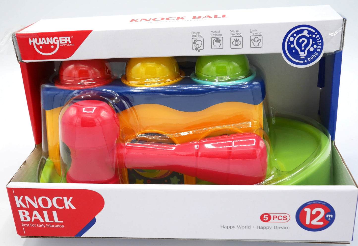 Jonotoys Knock Ball Ball Job con Hammer per i giovani falegnami