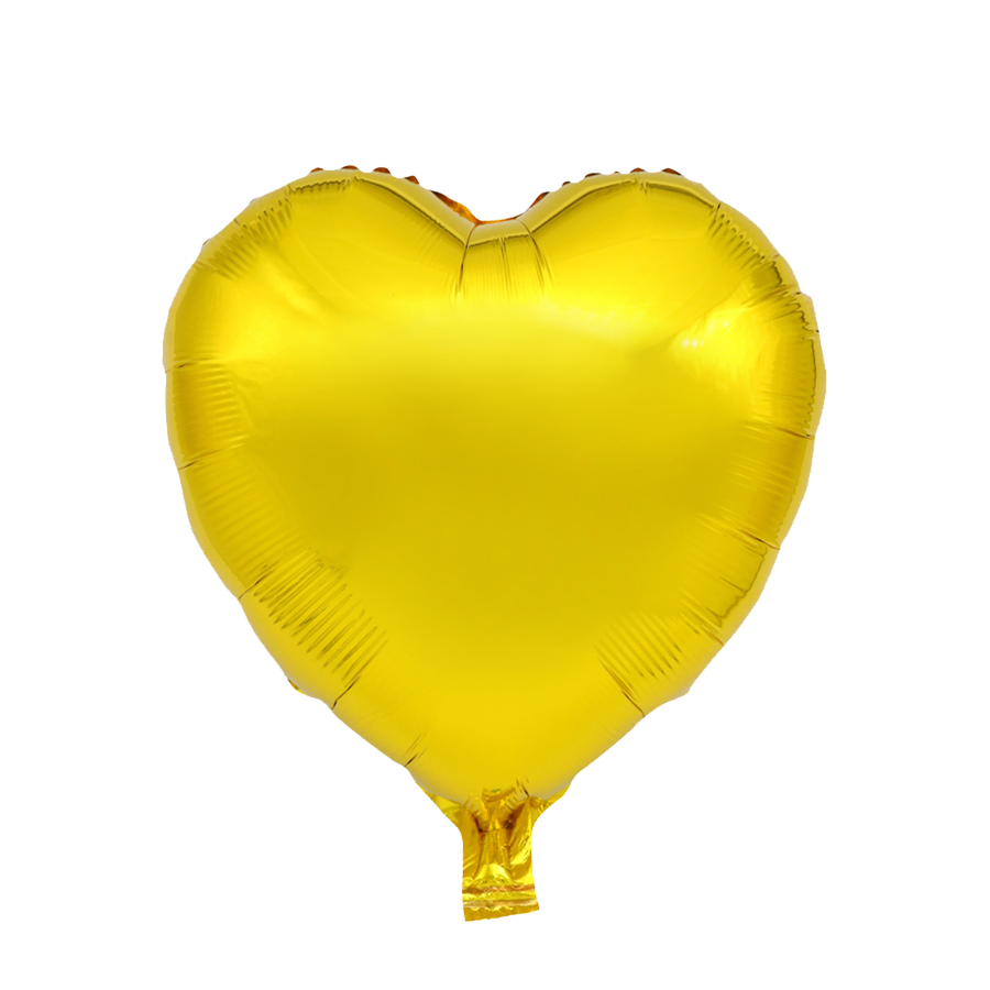 Globo foil corazón oro 45cm