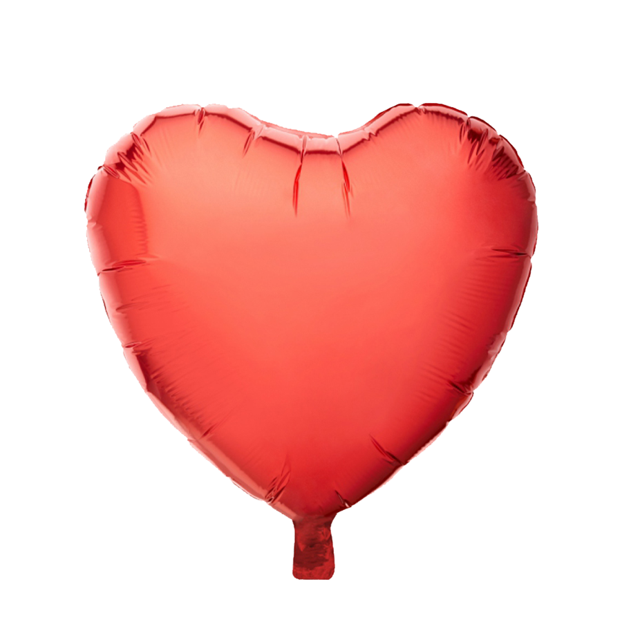 Globo foil corazón rojo 45cm