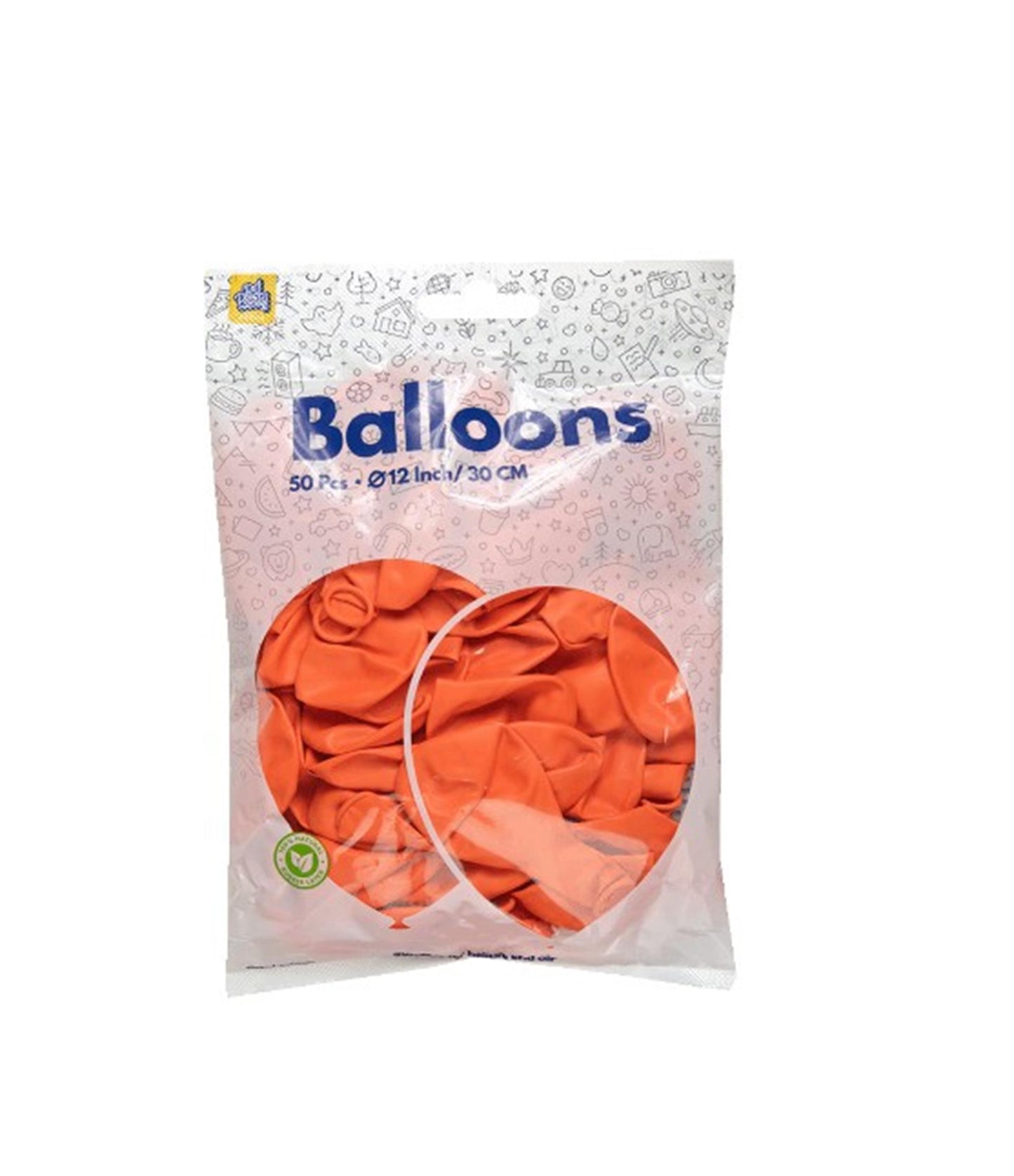 Paperdreams globos naranja 30cm 50uds