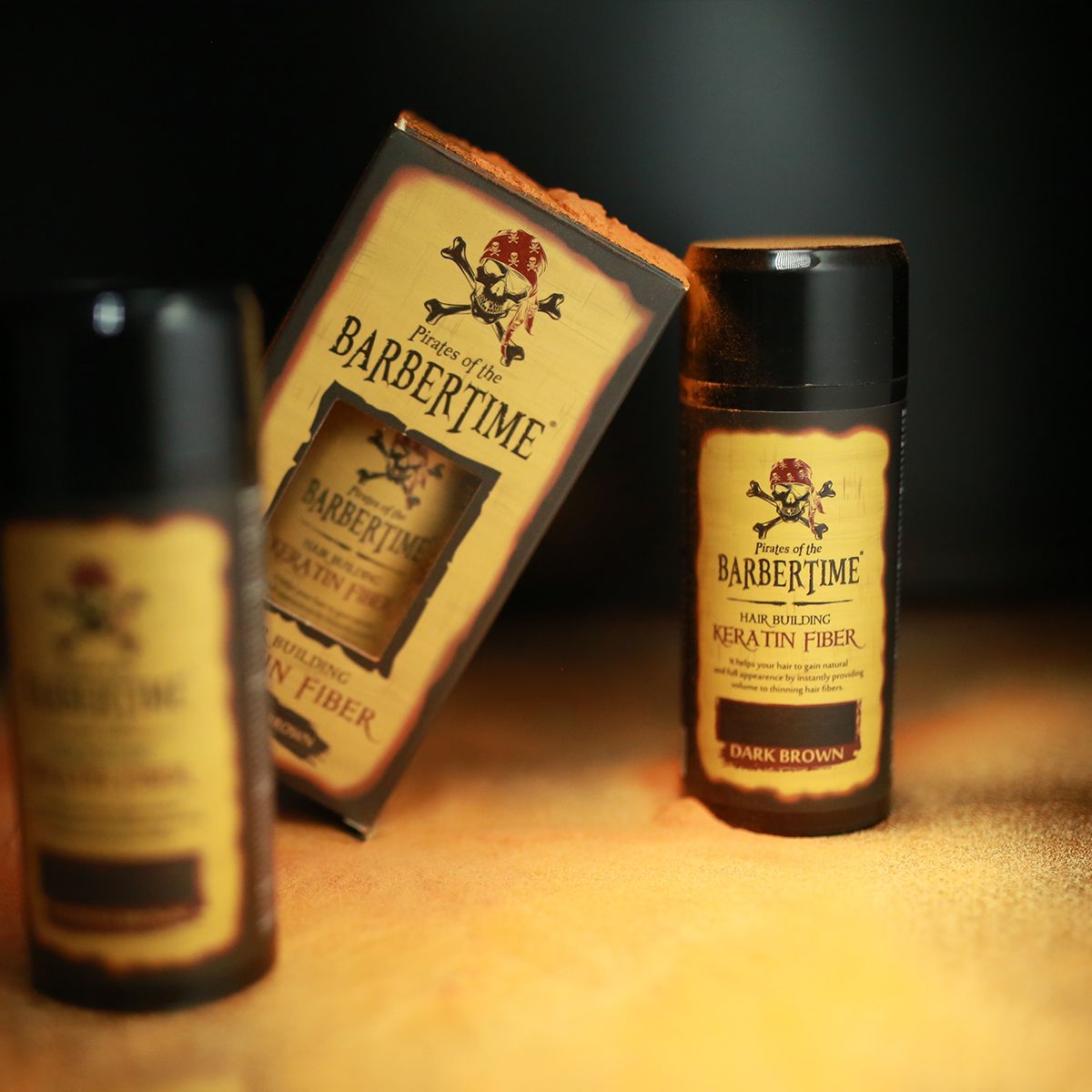 Barbertime Barbertime Hair Building Fibra di cheratina in fibra scuro 21gr.