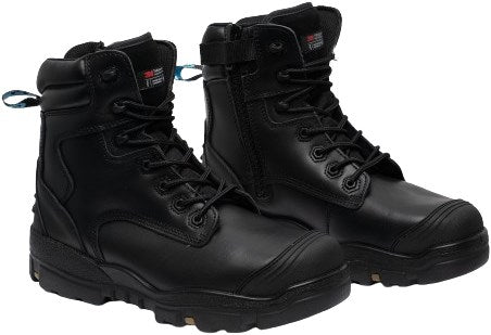 Bata werkschoen longreach zip xw s3 + kn black | zwart (xw) | maat 42 - 00.017.099.42