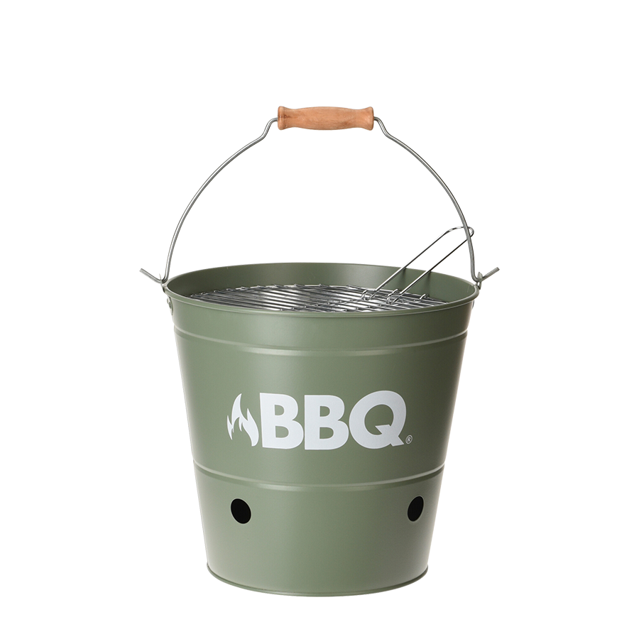 Cubo para barbacoa BBQ verde mate ø26,5cm