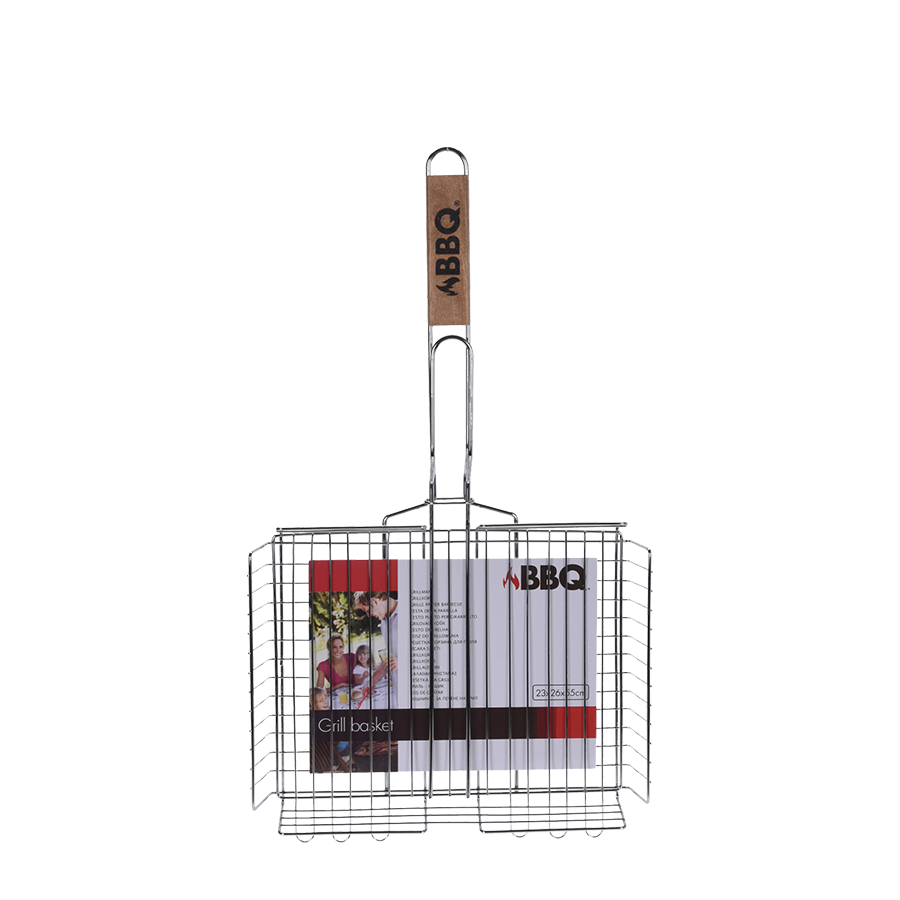 Cestino per barbecue in metallo 26x32 cm
