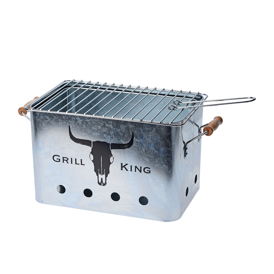 Barbacoa BBQ plata 32x20x20cm
