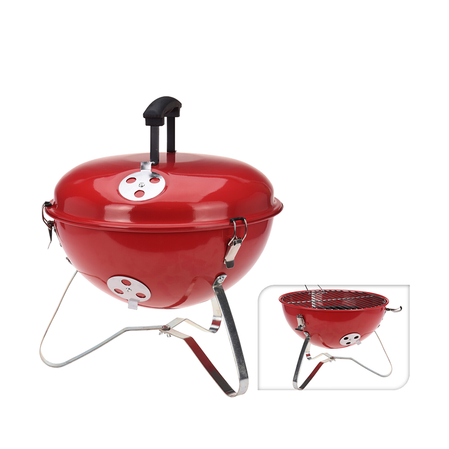 Pic mesa barbacoa barbacoa redonda roja ø34cm