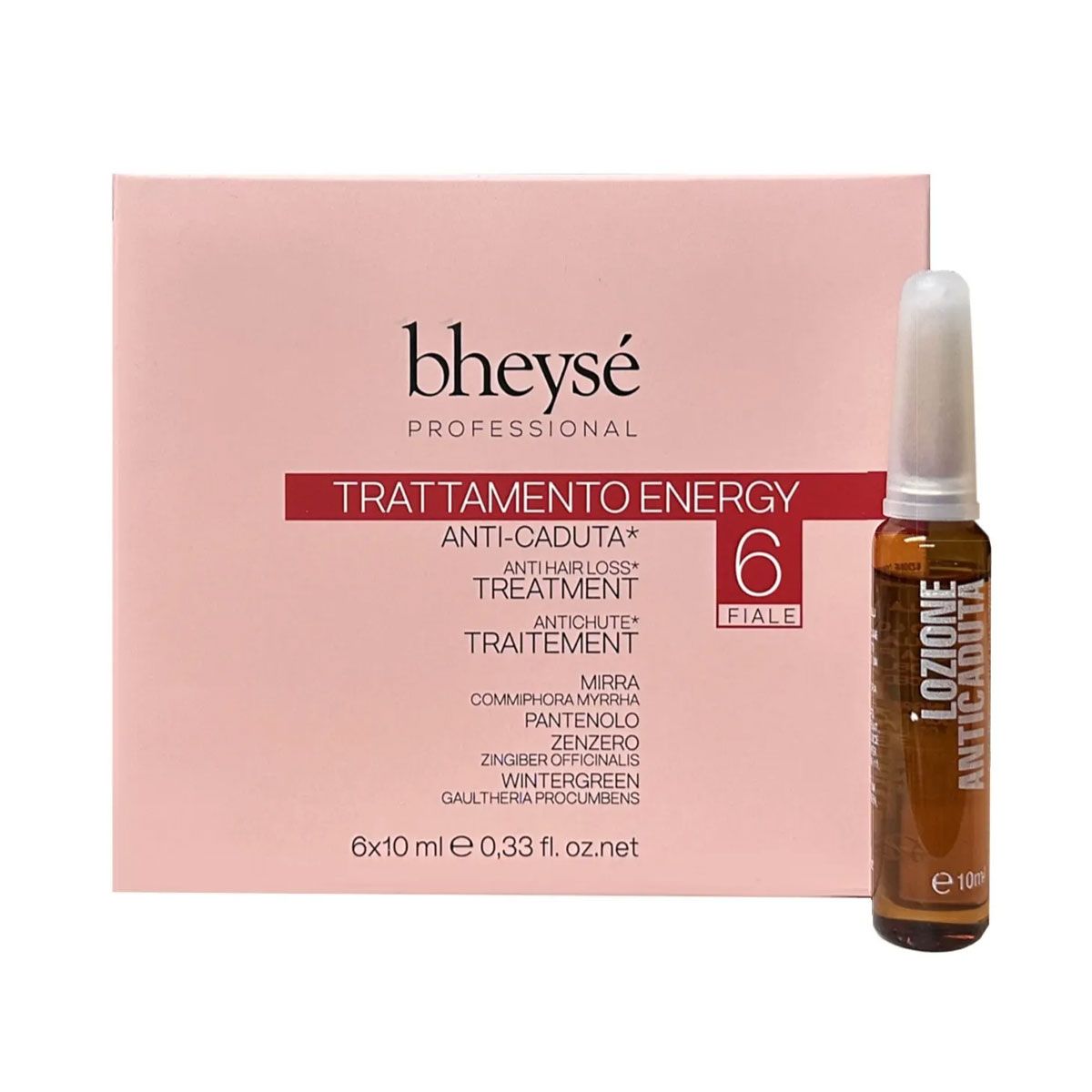Bheysé Bheysé Energy Anti perdita anti -capelli 6x10ml