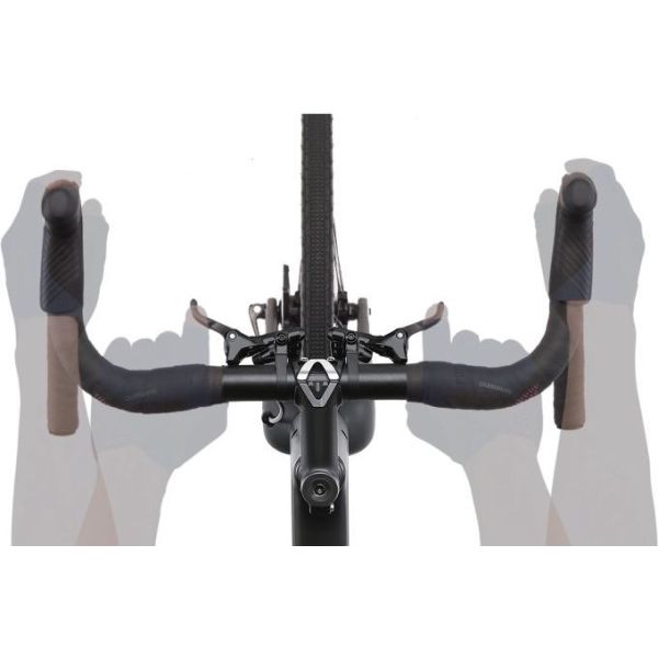 Shimano versteller (links) met remhendel 2x11 speed grx di2 st-rx815