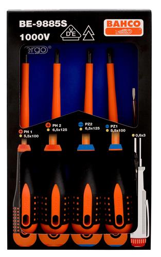 Set di cacciaviti Bahco Ergo da 5 pezzi