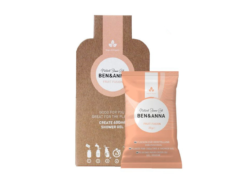Ben Anna Shower Gel Flakes Fruit Fusion 2x20gr.