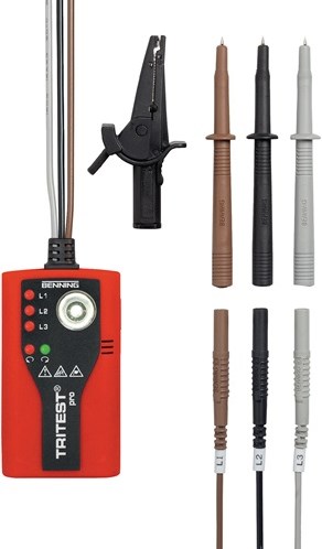 Indicador de dirección del campo giratorio Benning | 400-500 V CA | 1 pieza - 020052 - 020052