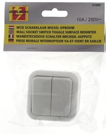 Serie de interruptores de superficie Benson blanco - 4650087