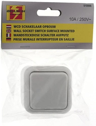 Interruptor de superficie Benson blanco - 4650086