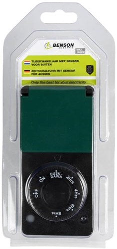 Benson interruptor horario swd 2-4-6-8 horas o interruptor crepuscular ip44 - 8364220