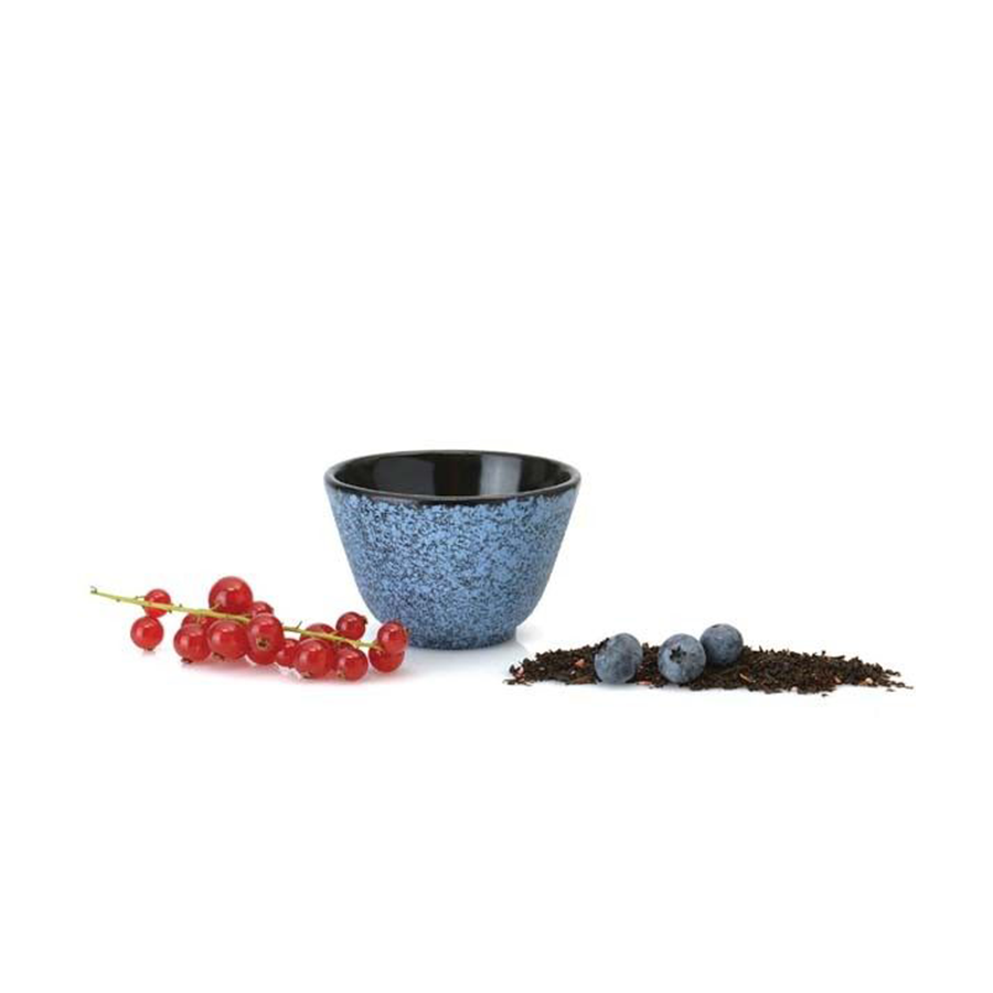 Berghoff studio taza de té hierro fundido azul 100ml 2 piezas