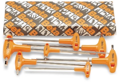 Stift keys set beta 5-piece Allen right with handle
