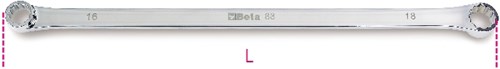 Beta chiavi poligonali doppie versione extra lunga 88 22x24 - 000880022