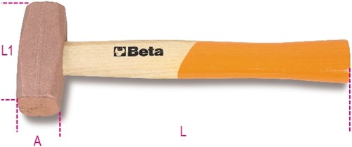 Martillo cobre beta 400gr 1385 26