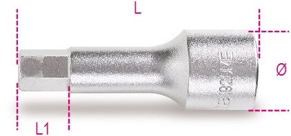 Bussole giravite Beta per viti con cava esagonale 920me 14 - 009200514