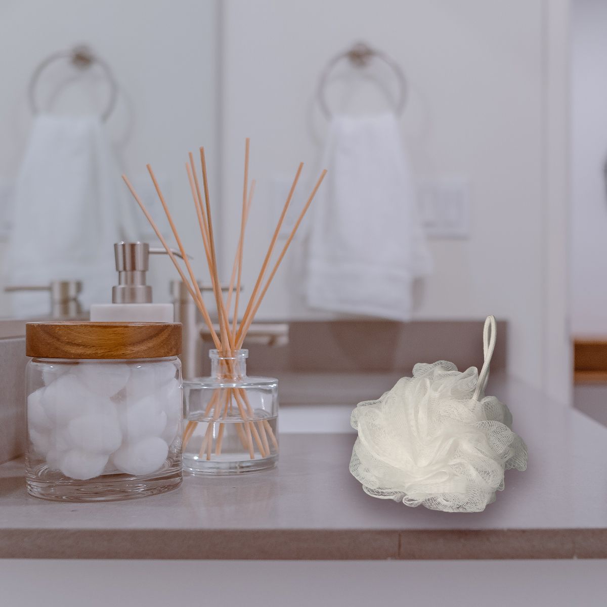 B F Flowers da bagno BAGNO FUN FLOWER BADOWER 50GR BIANCO