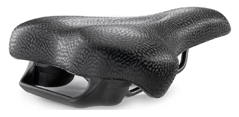 SELLE MONTEGRAPPA SELLA SOLAR PU Nero con manico OEM