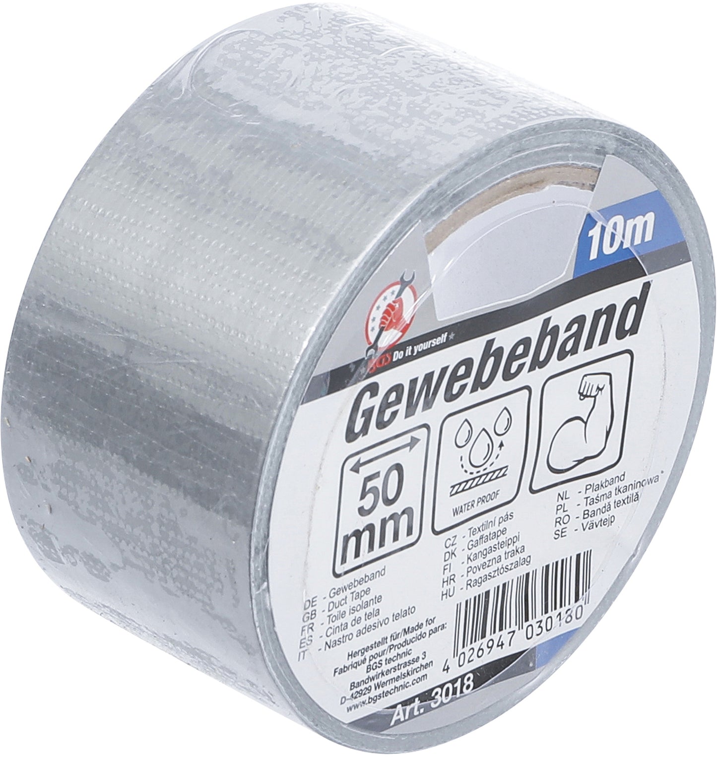 Cinta adhesiva técnica bgs 50mm x 10m