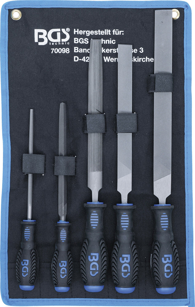 Set lima taller tecnico bgs 5 piezas