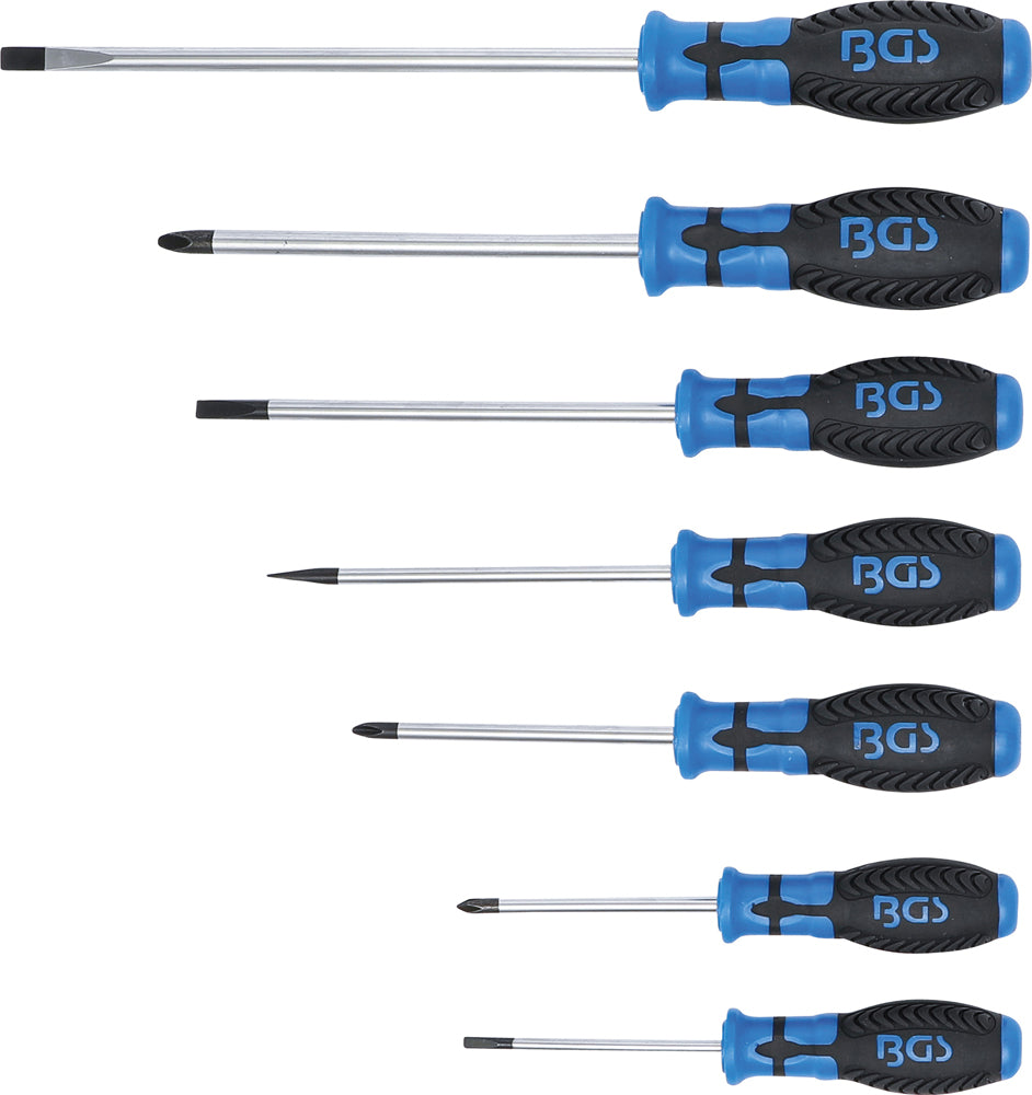 Juego de destornilladores bgs technic 7 piezas