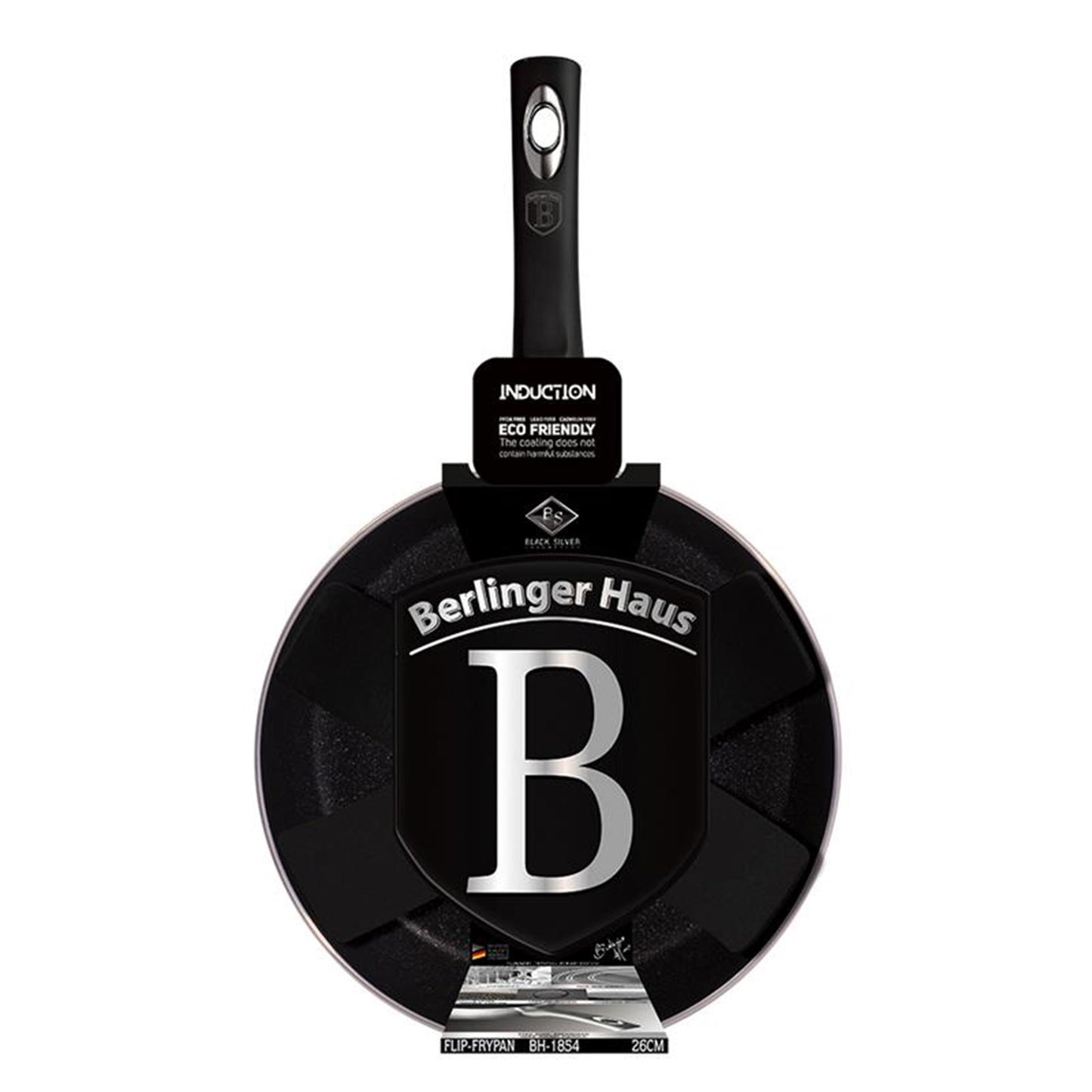 Padella girevole Berlingerhaus 26 cm nera