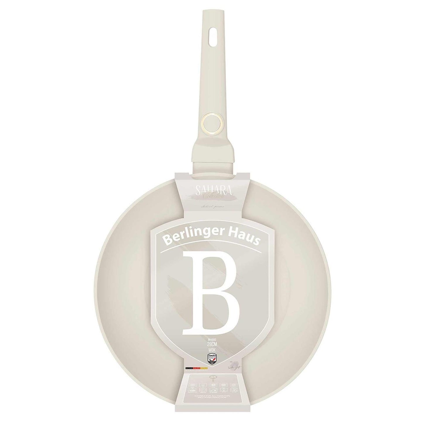 Berlingerhaus wok 28cm colección sahara