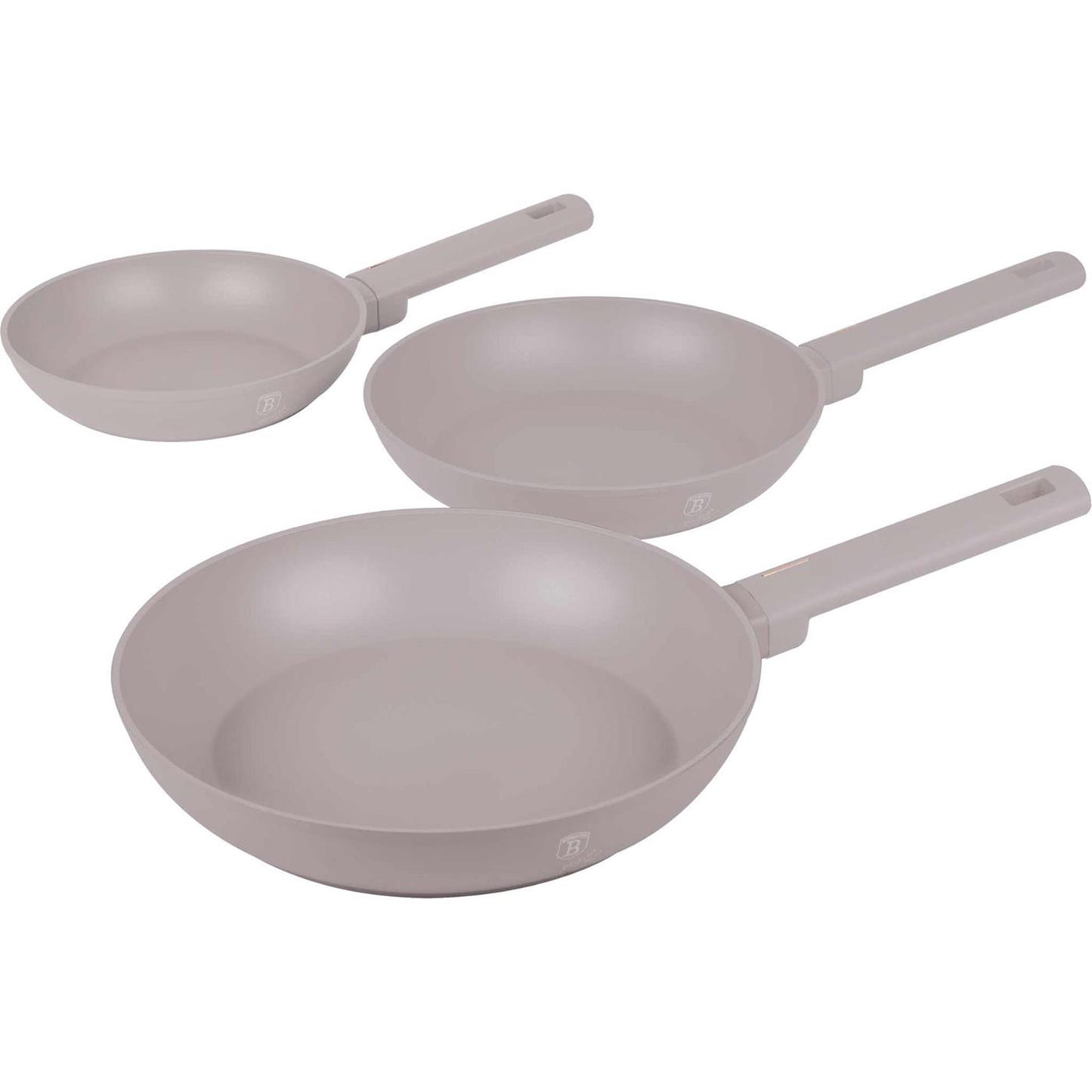 Juego de sartenes Berlingerhaus Bra 3 piezas color topo