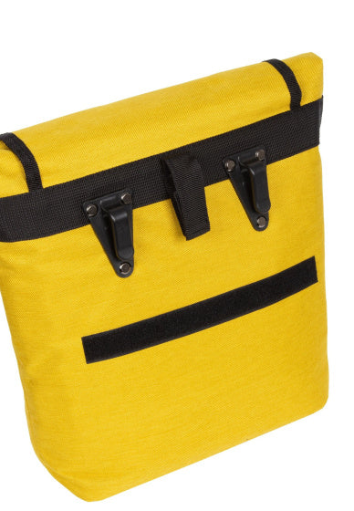 Borsa per biciclette per acquirente per biciclette con gambo con spalla Nylon 12l giallo
