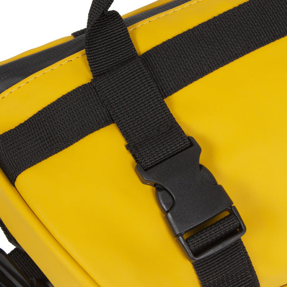 Bike Agua -Bolsa de manillar repelente con correa para el hombro 3l amarillo