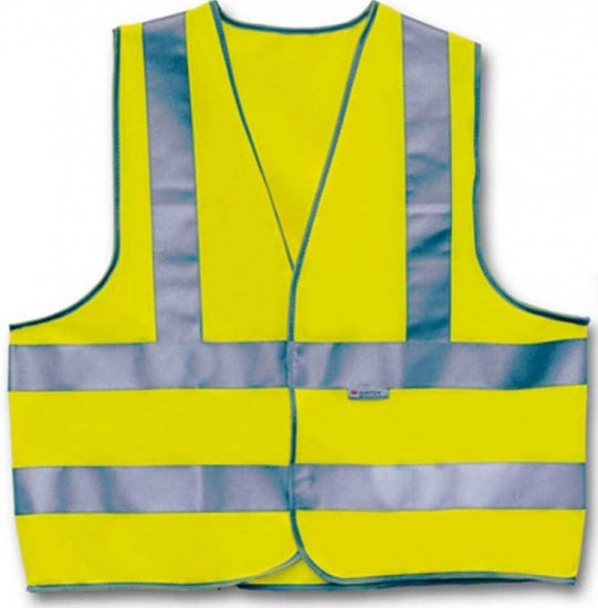 Chaleco de seguridad 3 rayas unisex tamaño amarillo m
