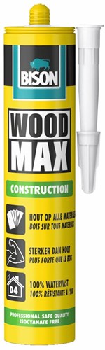 Bison wood max crt 380g*12 nlfr - adhesivo para construcción de madera - 6311171 - 6311171