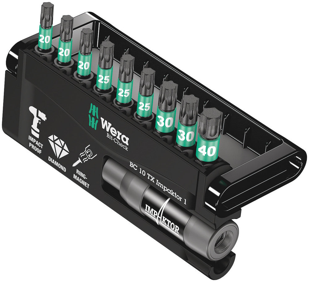 Wera bit-check 10 tx impaktor 1